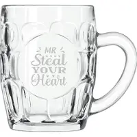 Libbey Gegraveerde bierpul 55cl Mr. Steal your heart