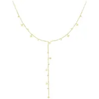 Yehwang Shining stars ketting | RVS (verkleurt niet) | Goudkleurig | Y ketting | Leukste ketting voor haar