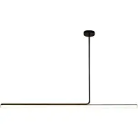 Toolight Led App1660-Cp Hanglamp Zwart 140,5X3X88Cm
