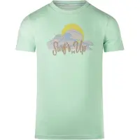 Koko Noko T-shirt mintgroen Jongens Stretchkatoen Ronde hals Printopdruk - maat 104