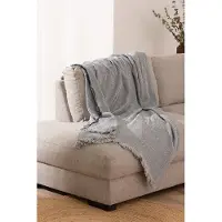 Belmarti Plaid Namibia 230x260 Donkergrijs - Tijdloze elegantie, ontworpen voor comfort - Premium kwaliteit