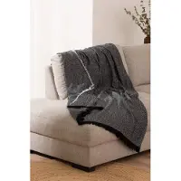 Belmarti Plaid Namibia 180x260 Zwart - Tijdloze elegantie, ontworpen voor comfort - Premium kwaliteit