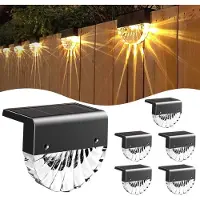 OEM Zonnepanelenlampen voor de tuin, werken op zonne-energie, waterdicht, decoratief en energiebesparend, set van 6 stuks