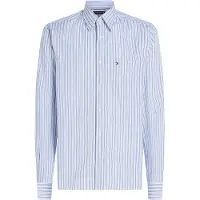 Tommy Hilfiger Overhemd lange mouw Poplin Thin Stripe R heren EU XXL