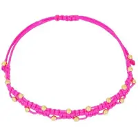 Yehwang armbandje - fuchsia rose - Verkleurt niet - Goudlief.nl