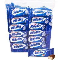 Milky Way Mini - XL Party Pack 1650g - individueel verpakte melkchocolade met nougat - chocolade om te delen