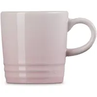 Le Creuset 6 aardewerken espressokopjes Shell Pink 0,1l