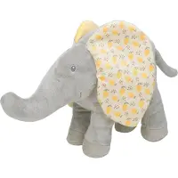 Happy horse Olifant Emmett Knuffel 30 cm - Grijs/Geel - Baby knuffel