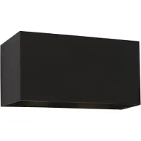 Olucia - DION - Wandlamp - Zwart - Vorm: Rechthoek