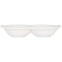 Clayre & Eef Kom 75 ml Wit Keramiek Vlinders