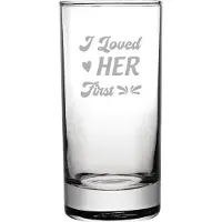 Fusion Gegraveerde Longdrinkglas 28,5cl I loved her first