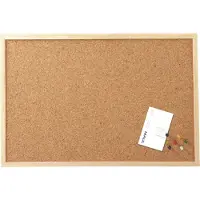 MAUL prikbord met houten frame 80 x 60 cm