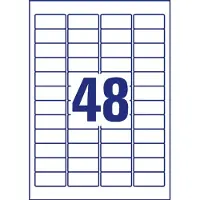 Avery Dennison AVERY Universele etiketten afneembaar L4736REV-10 A4 Wit 4,57 x 32,7 x 2,12 cm 10 Vellen à 48 Etiketten