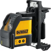 DeWalt DW088KTRI-XJ Zelfnivellerende Kruis Lijnlaser In Koffer (DW088K) & Statief In Tas (DE0881T) - Rood - 5m