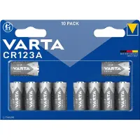 Varta Lithium Cylindrical CR123A BLI 10 stuks