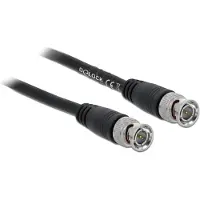 DeLOCK BNC kabel | RG59 | 75 Ohm | koper | zwart | 10 meter