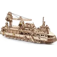 Ugears Houten 3D Model - Onderzoeksschip