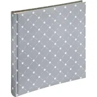Hama Album Jumbo "Skies II", 30 x 30 cm, 60 witte pagina's, grijs