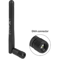 DeLOCK 5G antenne - omnidirectioneel - SMA (m) - -1,0-4,5 dBi / zwart