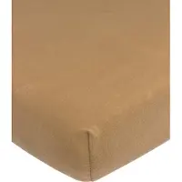 Meyco Home Uni hoeslaken tweepersoons - toffee - 180x200cm