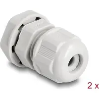 DeLOCK Kabelwartel | M12 | 3-6,5 mm | EX | IP68 | grijs | 2 stuks