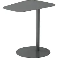 En.casa Bijzettafel Nastätten 50x50x38 cm grijs mat []