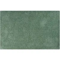 MSV Badkamerkleedje/badmat voor de vloer - groen - 45 x 70 cm - Badmatjes