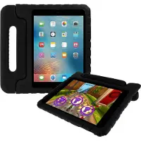 Avizar Coque iPad 5 / 6 / Air Protection Antichocs Spécial Enfant avec Poignée Noir