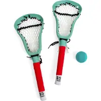BS Toys Lacrossekit - Lacrosse rackets kinderen - Buitenspeelgoed van Bioplastic - Buitenspelen - Balsport