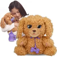 IMC Toys Baby Paws Hondje Labradoodle - Interactieve knuffel