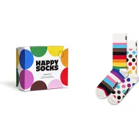 Happy socks Sokken 'Pride' blauw / rood / zwart / wit