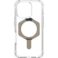 Uag Plyo XTE Backcover met MagSafe en kickstand voor de Apple iPhone 16 Pro Max - Clear Titanium