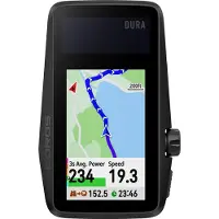 Coros Dura GPS zonnefietscomputer zwart