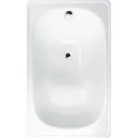 Van Marcke GO Zitbad pilot staal 105x70x41 cm wit