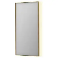 Ink Spiegel SP32 50x4x100 cm Incl. Indirect LED-Verlichting Rondom en Spiegelverwarming Geborsteld Mat Goud