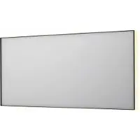 Ink Spiegel sp32 160x4x80 cm incl. Indirect led-verlichting rondom en spiegelverwarming mat zwart