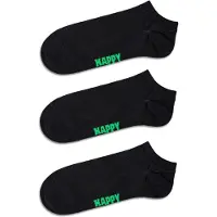 Happy socks Sokken neongroen / zwart