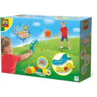 SES Creative SES - Splash water vangbal - 2 werp- en vang tools met 12 splash waterballen - droog en nat te gebruiken - spel bij warm weer met water