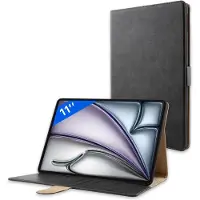 Phreeze Luxe Hoesje geschikt voor iPad Air 11 inch 2024 A2902, A2903 Hoes Kunstleer Case Smart Cover