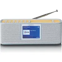 Lenco PDR-046GY - Eco DAB+ radio met Bluetooth 5.0 - wit/bamboe