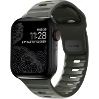 Nomad Sport band FKM voor de Apple Watch | 44/45/46/49 mm - Ash Green