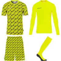 Uhlsport Progressive Keeperstenue Pack Kids Felgeel