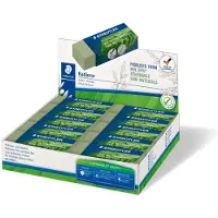 Staedtler - Gum eco 52680 65x23x10mm olijfgroen | 20 stuks