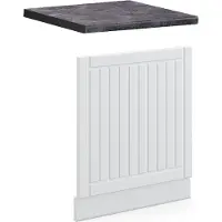 Vicco Fame-Line Frontpaneel – 60 cm, WB Antraciet Wit Landhuis