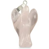Ruben Robijn Engelenhanger 20 mm roze kwarts 1st -