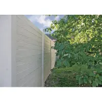 Intergard Beton schutting Wood texture dubbelzijdig 200x231cm