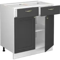 Vicco Fame-Line Keukenonderkast – 80 cm, WB Eik Antraciet-goud