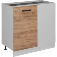 Vicco R-Line Hoekkast – 86 cm zonder werkblad Krachtige eik goud