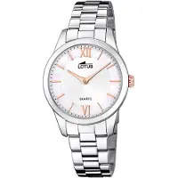 Lotus Analoog horloge '- Watch Trendy - Quartz watch movement - Watch case width: 34 mm' grijs