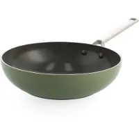 BK Sublime Wokpan 28 cm Olijfgroen